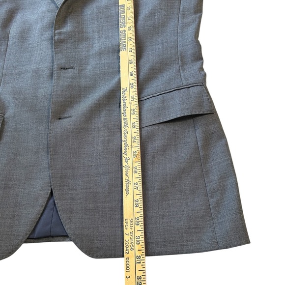 J.Crew Ludlow Blazer 41R Slim Four Season Wool Gray Men's Sport Coat 2-Button - Picture 6 of 11